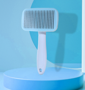 Pet Hair Removal Comb for Cats and Dogs, Self-Cleaning