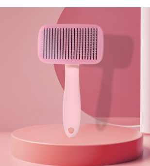 Pet Hair Removal Comb for Cats and Dogs, Self-Cleaning